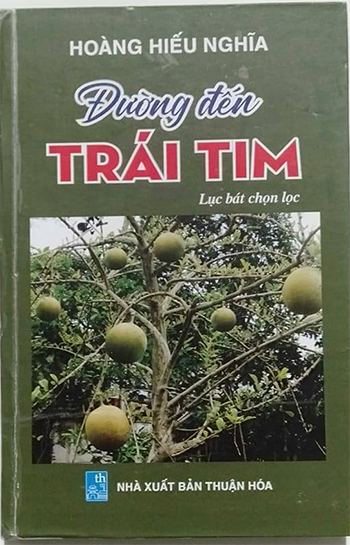 Trang bìa tác phẩm “Đường đến trái tim” của Hoàng Hiếu Nghĩa.    
