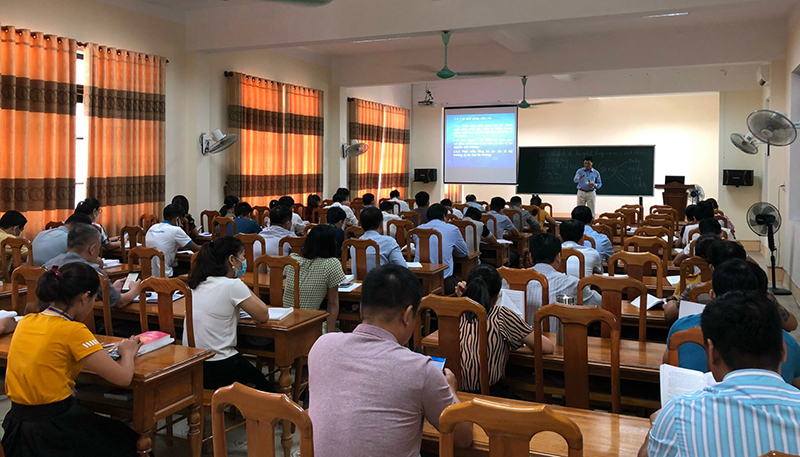 Xây dựng đội ngũ giảng viên có ý nghĩa quyết định đến nhiệm vụ đào tạo, bồi dưỡng cán bộ của Trường Chính trị tỉnh.