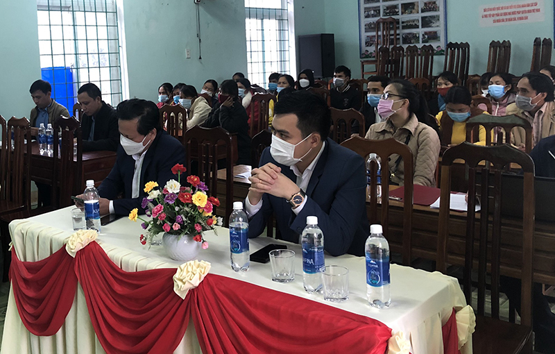 Các học viên tham gia lớp đào tạo.
