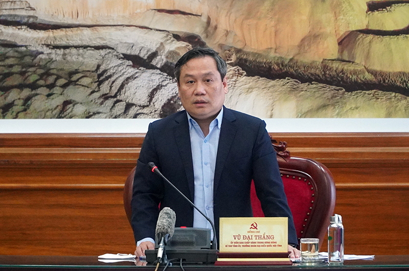  Đồng chí Bí thư Tỉnh ủy Vũ Đại Thắng: Quyết tâm ngăn chặn, không để dịch bệnh bùng phát trở lại