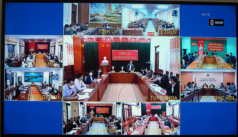Các điểm cầu tham gia thảo luận