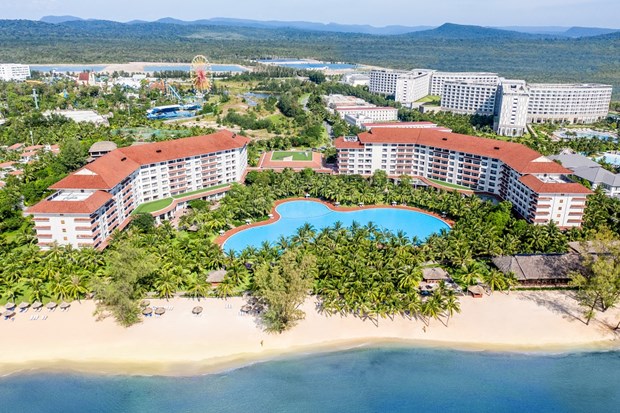 Một góc khu nghỉ dưỡng Vinpearl tại Phú Quốc. (Ảnh: CTV/Vietnam+)