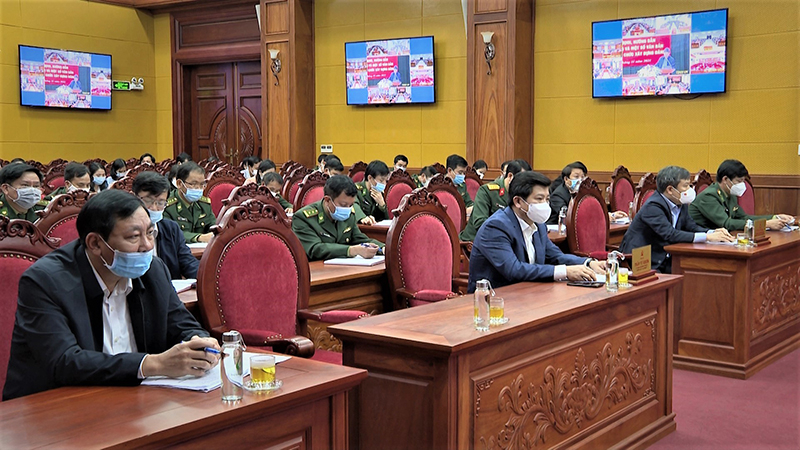 Các đại biểu dự hội nghị tại điểm cầu trung tâm.