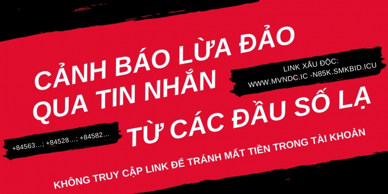  Thông tin cảnh báo người dân cảnh giác với đầu số lạ, tin nhắn lừa đảo thông tin BHTN .