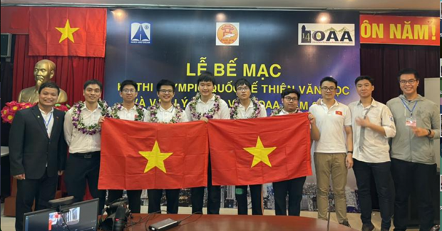 Đoàn Việt Nam đạt kết quả cao tại Kỳ thi Olympic quốc tế về Thiên văn học và Vật lý Thiên văn lần thứ 14. (Nguồn: tuoitrethudo.com.vn)