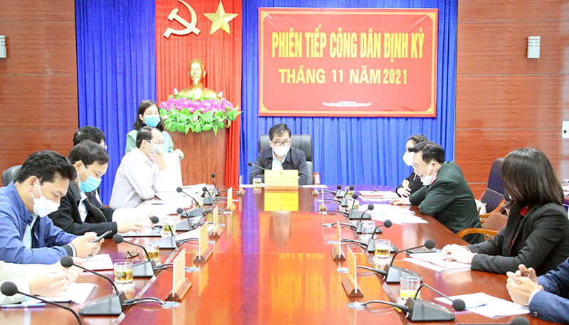 Thanh tra tỉnh tham gia trong các phiên TCD của lãnh đạo tỉnh.