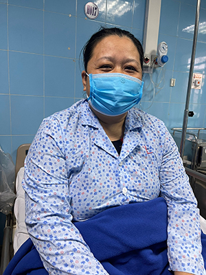 Bệnh nhân đã ổn định và chuẩn bị xuất viện