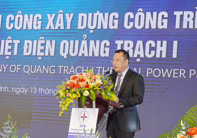 ồng chí Thứ trưởng Bộ Công thương Đặng Hoàng An phát biểu tại buổi lễ