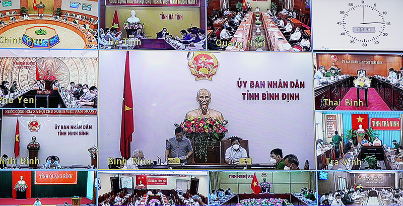 Điểm cầu các tỉnh, thành phố.