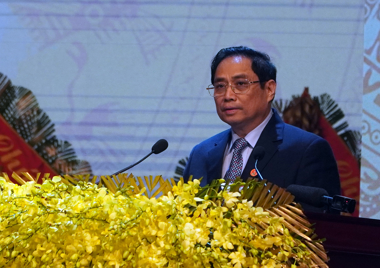 Thủ tướng Phạm Minh Chính dọc diễn văn tại lễ kỷ niệm