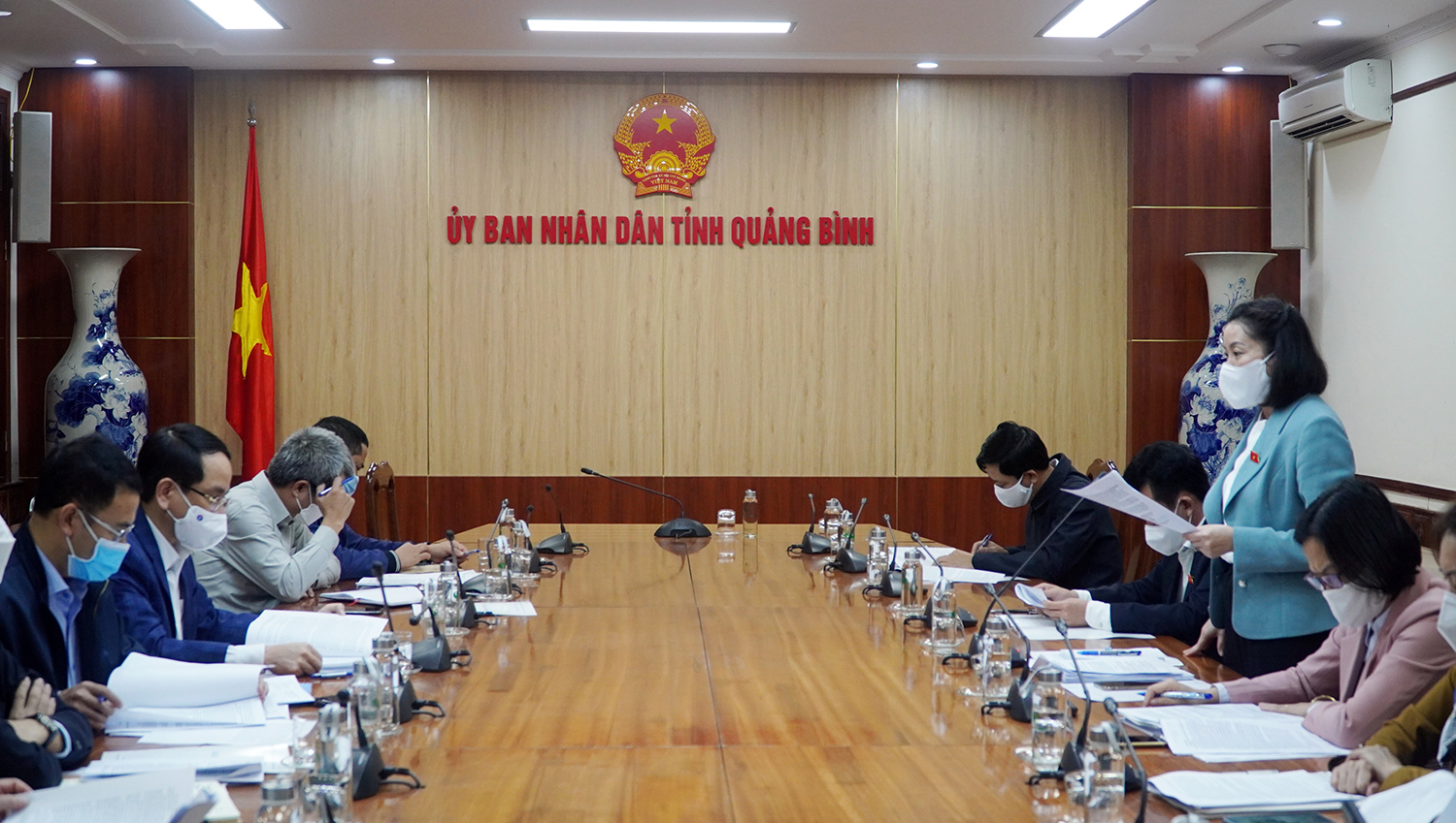 Đồng chí Phó Trưởng đoàn ĐBQH Nguyễn Minh Tâm phát biểu kết luận tại buổi giám sát