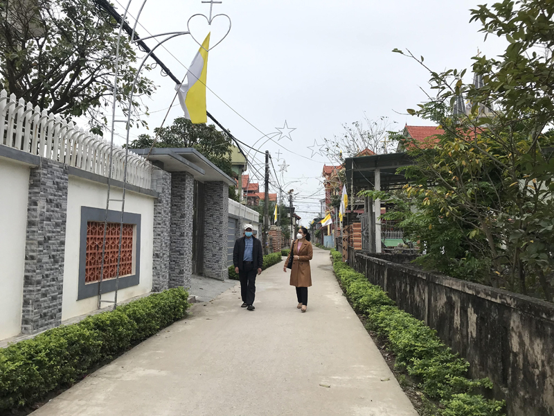 Bộ mặt NTM khang trang, giàu đẹp của thôn Thanh Hải.