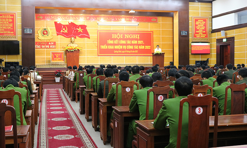 Công an tỉnh tổ chức hội nghị triển khai nhiệm vụ năm 2022