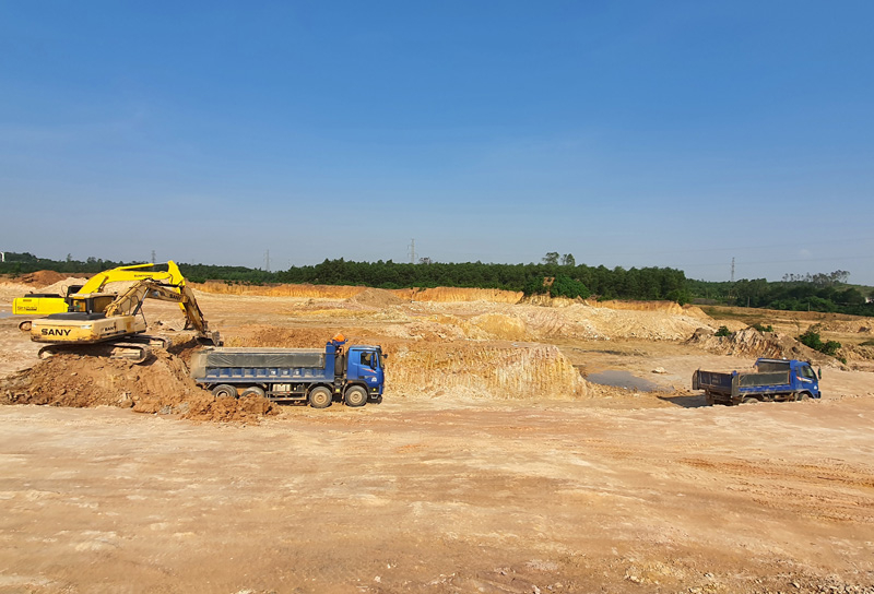 Khai thác khoáng sản là một trong những lĩnh vực được Thanh tra Sở TN-MT chú trọng kiểm tra, thanh tra.