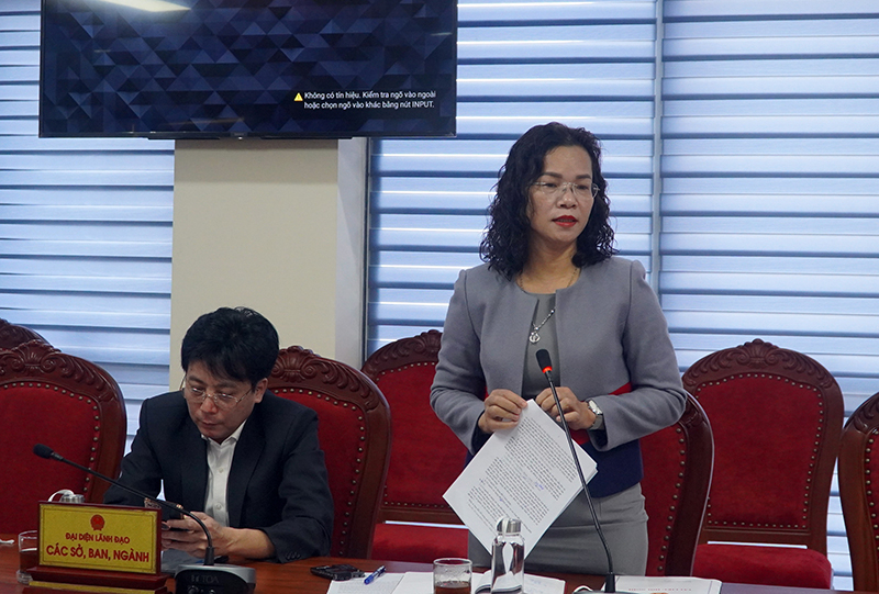 Các đại biểu sở ngành tham gia thảo luận