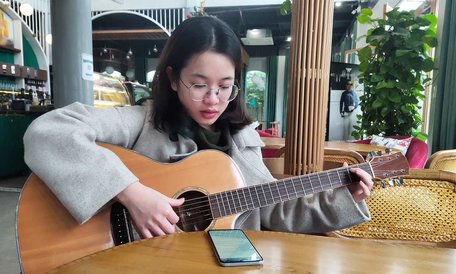 Trần Thị Phương Thảo có sở thích đặc biệt với âm nhạc.