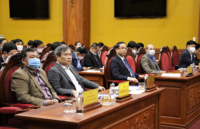 Các đại biểu dự hội nghị.