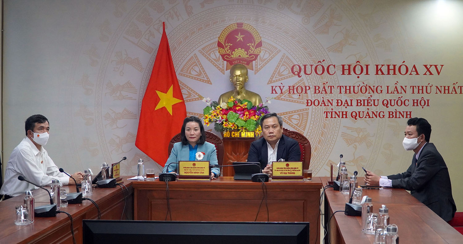 Toàn cảnh phiên bế mạc tại điểm cầu tỉnh Quảng Bình