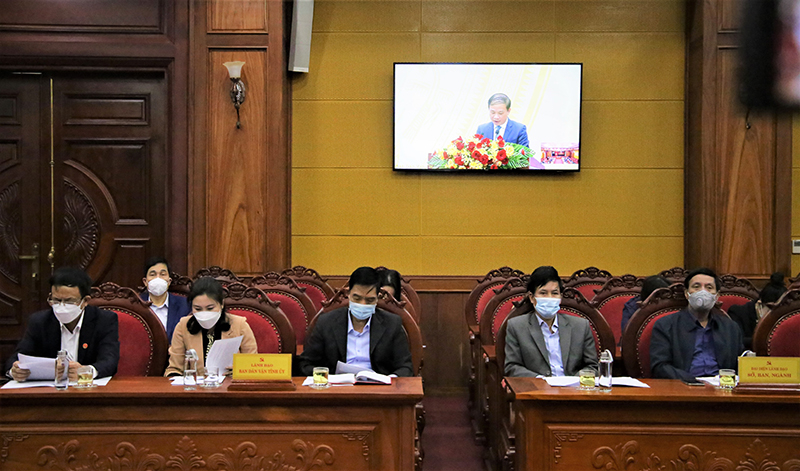 Các đại biểu dự hội nghị. 