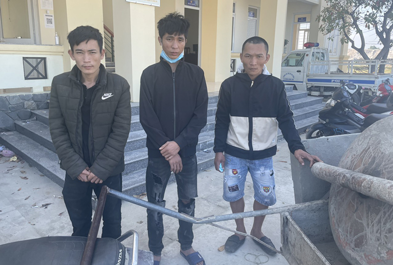 Các đối tượng Trần Thanh Máy, Trần Văn Đức và Phạm Xuân Đồng 