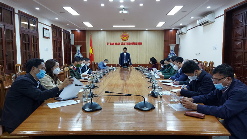 Đồng chí Phó chủ tịch UBND tỉnh phát biểu chỉ đạo tại buổi làm việc