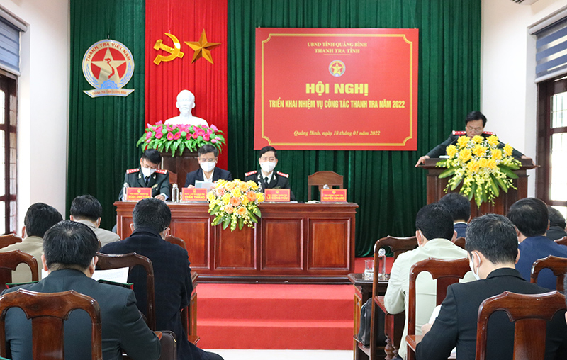 Hội nghị triển khai nhiệm vụ công tác thanh tra năm 2022.