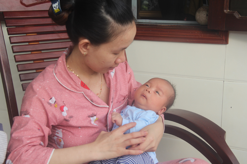 Tết này, mẹ con chị Nguyễn Thị Nhâm sẽ được đoàn viên cùng gia đình, người thân.