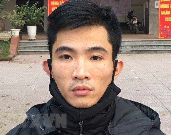 Đối tượng Nguyễn Trung Huyên. (Ảnh: TTXVN phát)