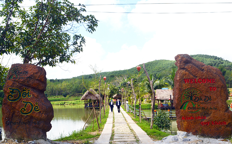 Đồi Dẻ-một trong những điểm du lịch sinh thái mới lạ, hấp dẫn trên địa bàn Cự Nẫm.