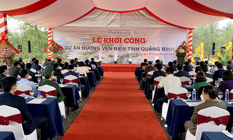 Quang cảnh lễ khởi công dự án.