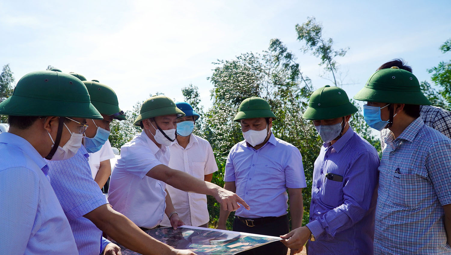 Đồng chí Bí thư Tỉnh ủy Vũ Đại Thắng kiểm tra công tác quy hoạch tại huyện Bố Trạch