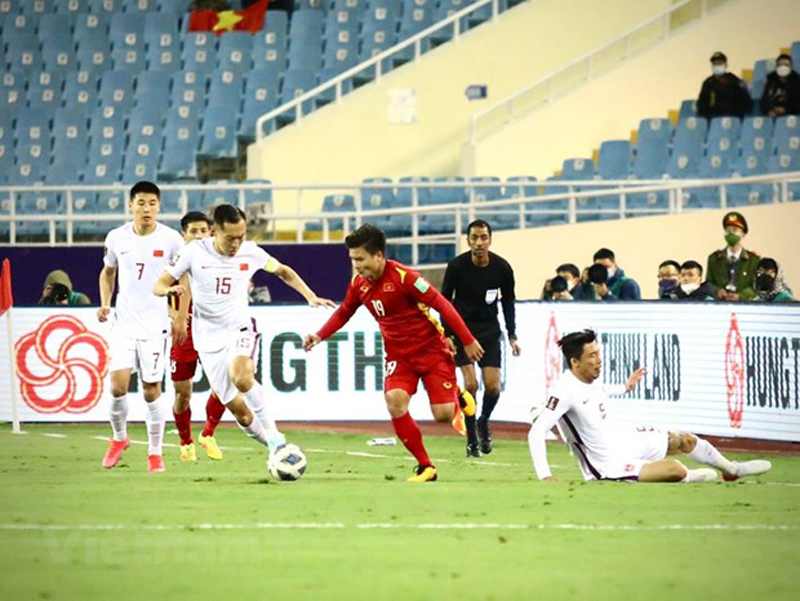 Việt Nam chói sáng ngày mùng 1 Tết, đại thắng Trung Quốc 3-1. (Ảnh: Tá Hiển/Vietnam+)