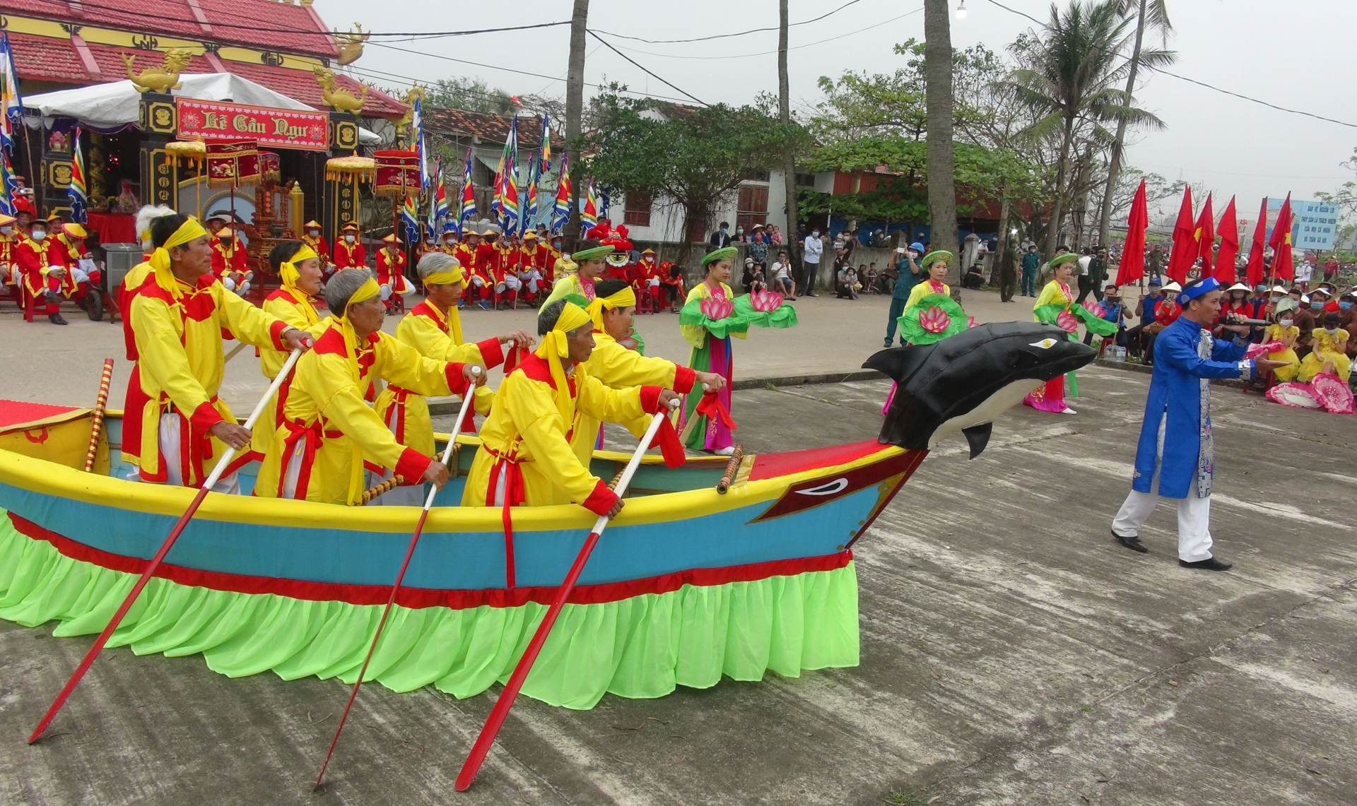 Phần hội của lễ hội sẽ bị cắt giảm (ảnh chụp năm 2021).