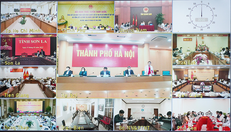 Điểm cầu các địa phương trong cả nước.