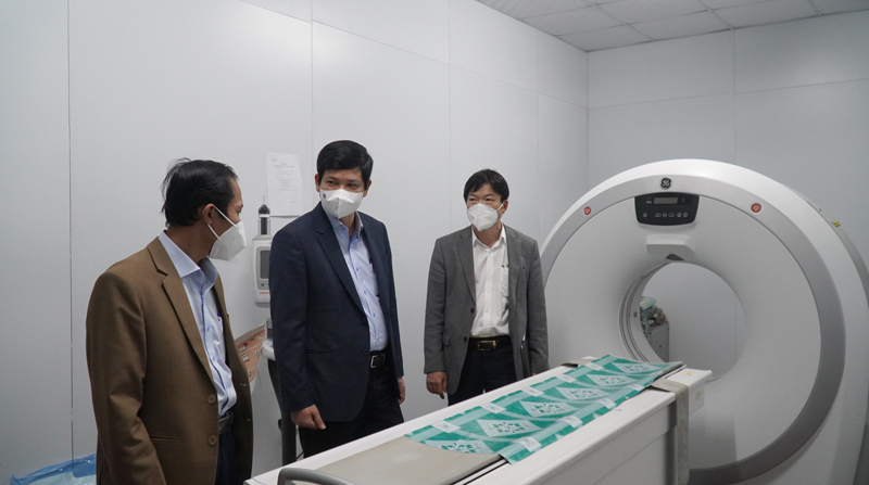 Kiểm tra phòng chẩn đoán hình ảnh của Bệnh viện đa khoa Lệ Thủy.
