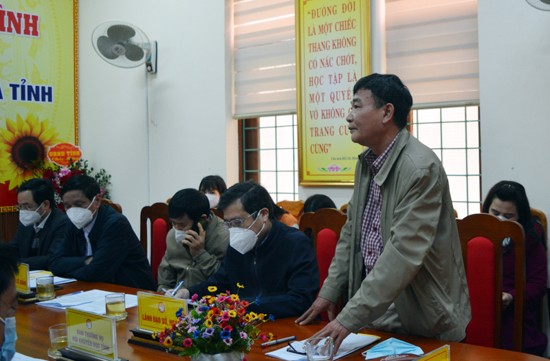 Đại diện các cơ quan truyền thông đề xuất giải pháp nhằm thực hiện tốt hơn công tác tuyên truyền trong thời gian tới. 