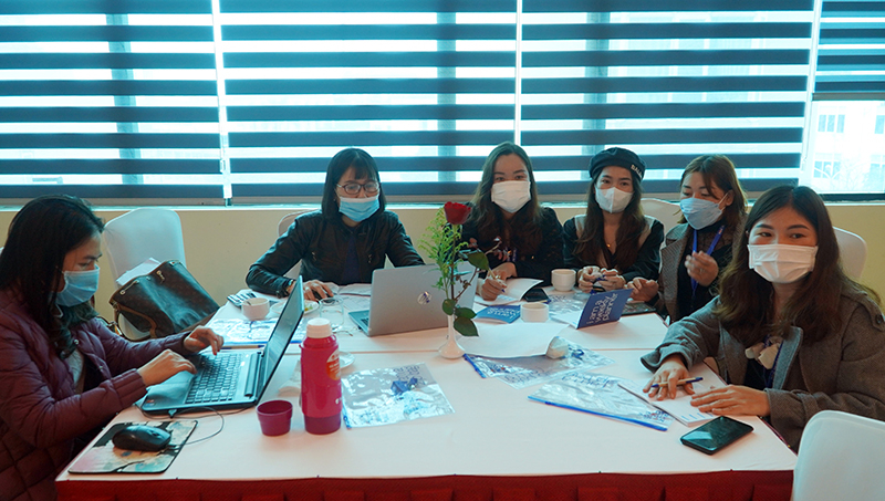 Các học viên tham gia tập huấn
