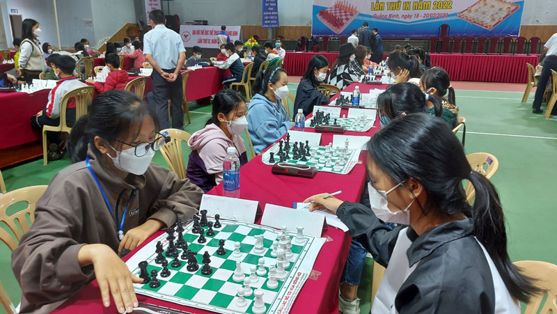 Các VĐV thi đấu môn cờ vua