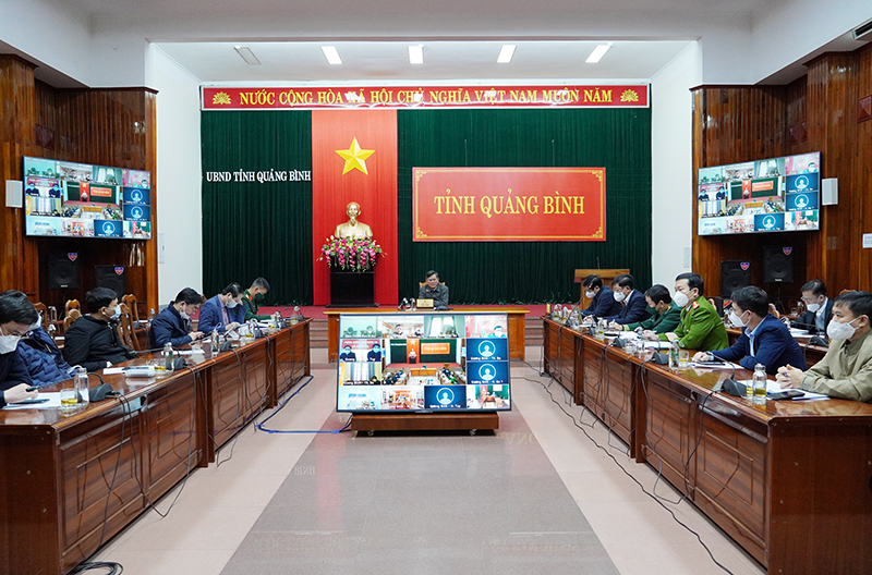 Quang cảnh cuộc họp tại điểm cầu trung tâm