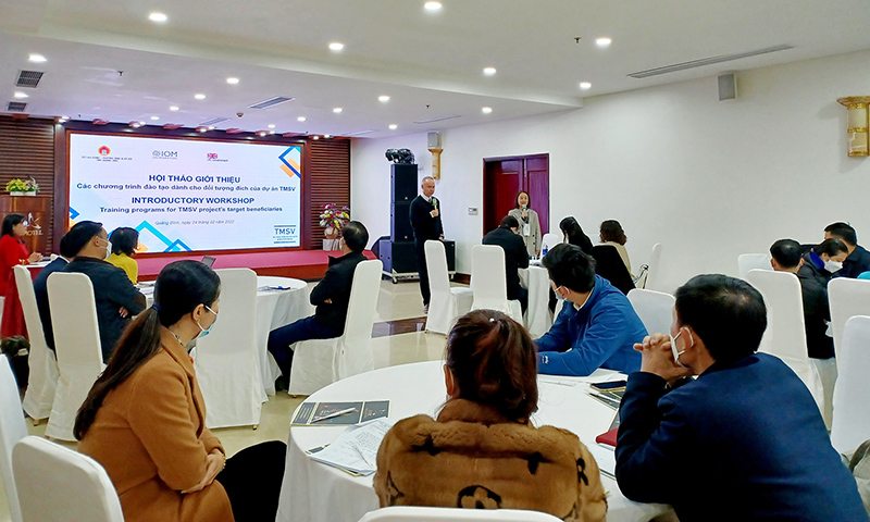 Hội thảo là diễn đàn để các bên trao đổi, tìm ra phương án triển khai các hoạt động đào tạo đúng đối tượng của dự án.