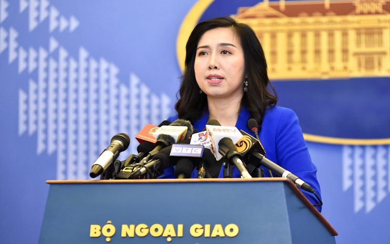 Người Phát ngôn Bộ Ngoại giao Lê Thị Thu Hằng. (Ảnh: Bộ Ngoại giao)