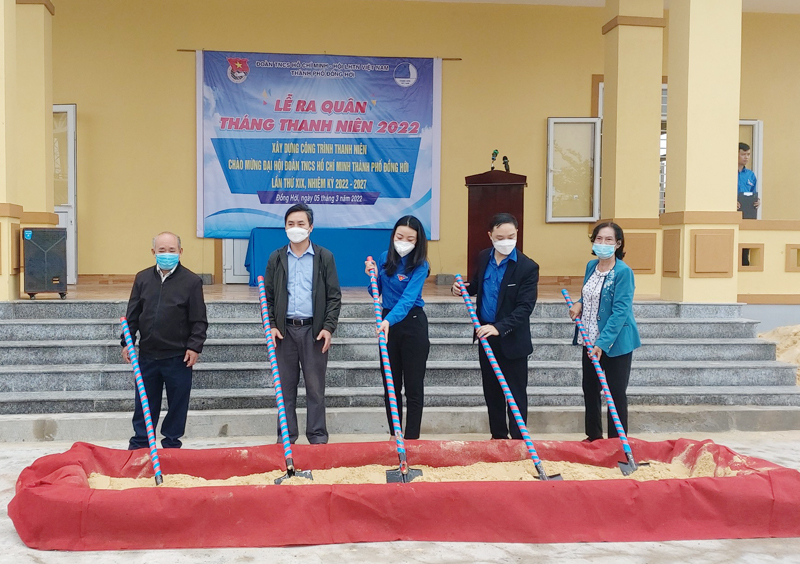 Thành đoàn Đồng Hới phát động ra quân Tháng Thanh niên năm 2022.