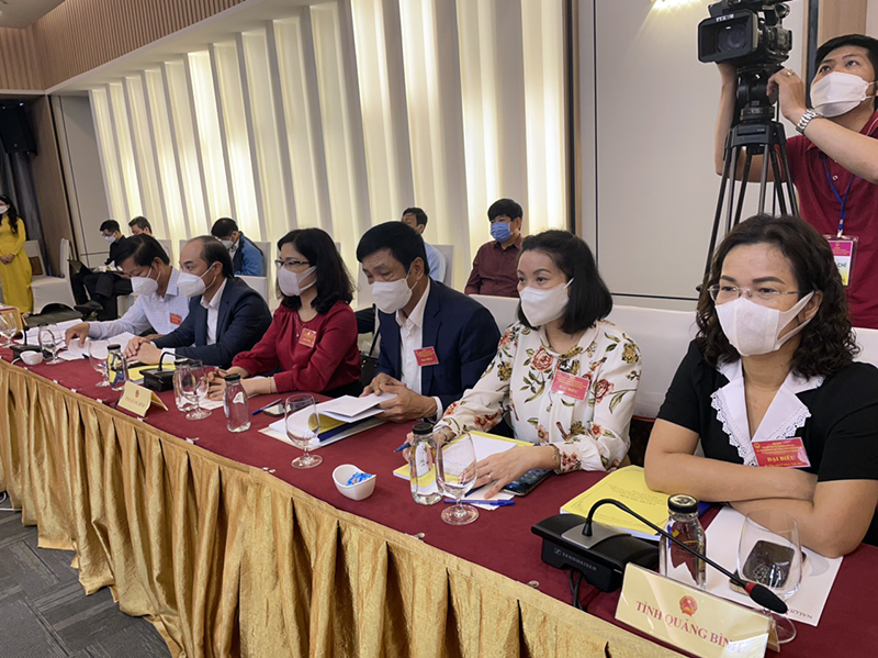 Đại biểu đoàn Quảng Bình dự hội nghị