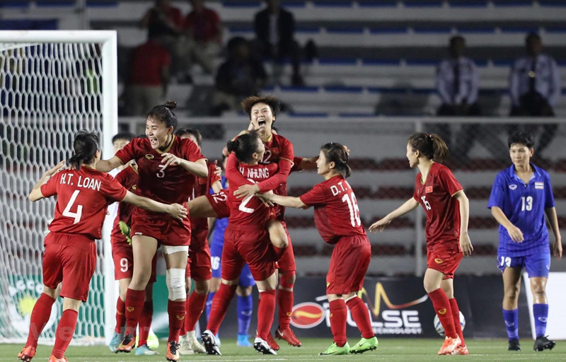 Vận động viên nữ là đầu tàu của thể thao Việt Nam ở SEA Games. (Ảnh: PV/Vietnam+)