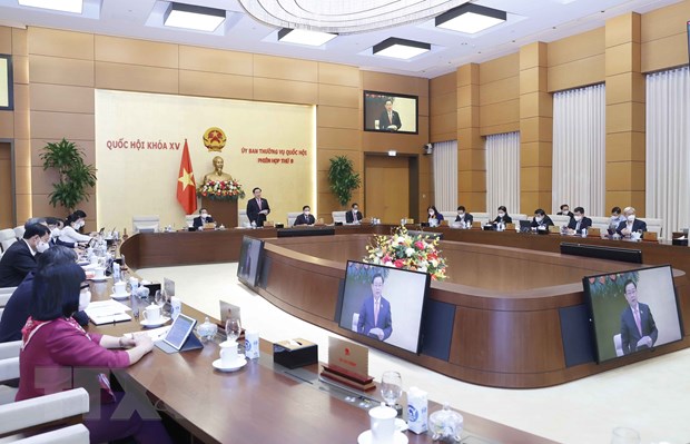  Quang cảnh phiên họp. (Ảnh: Doãn Tấn/TTXVN)