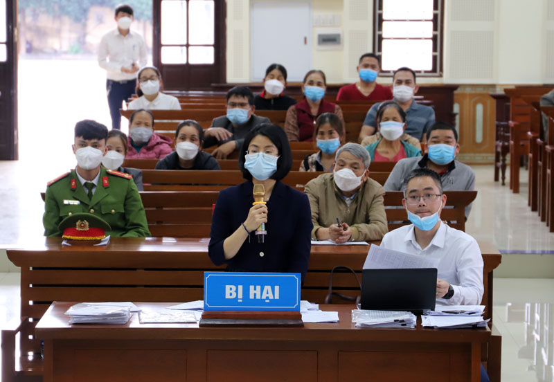 Phía bị hại ngân hàng BIDV Việt Nam