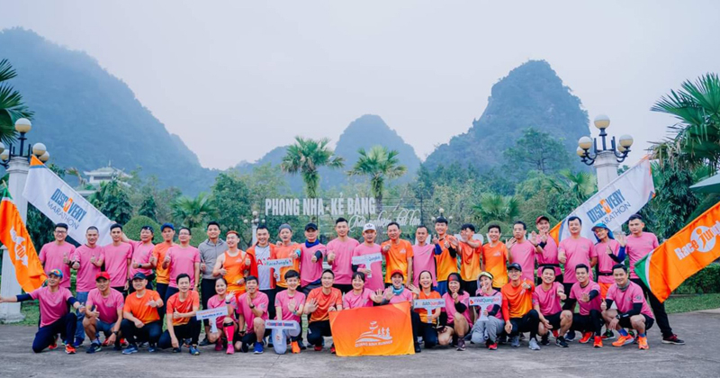 Quảng Bình Runners là mái nhà chung của những người yêu thích chạy bộ, rèn luyện sức khỏe.