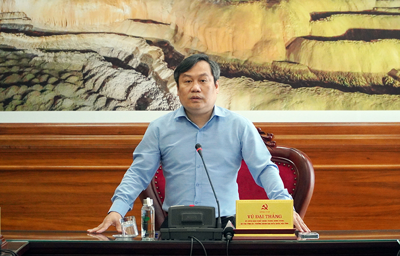 Đồng chí Bí thư Tỉnh ủy Vũ Đại Thắng: Thực hiện quyết liệt, đồng bộ các giải pháp để đưa du lịch trở lại quỹ đạo phát triển