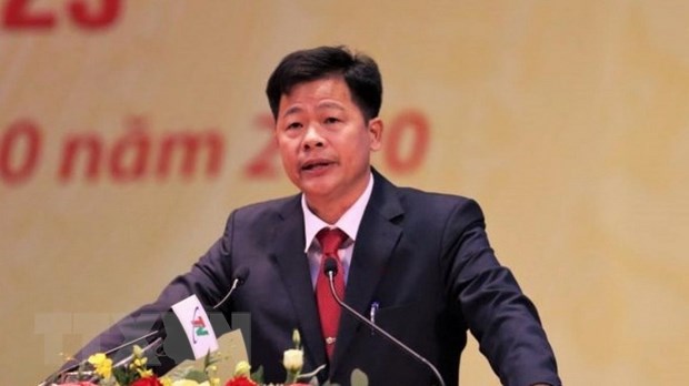Bí thư Thành ủy Thái Nguyên Phan Mạnh Cường. (Ảnh: TTXVN/phát)