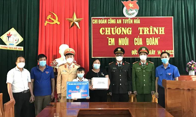 Mô hình “Em nuôi của Đoàn” sẽ góp phần tiếp thêm động lực cho trẻ em nghèo được đến trường.